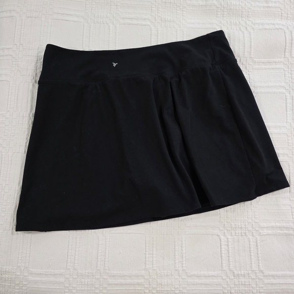 Old Navy Active Skort Size XL Women's Black Skirt With Shorts High Rise Go-dry - Picture 8 of 10